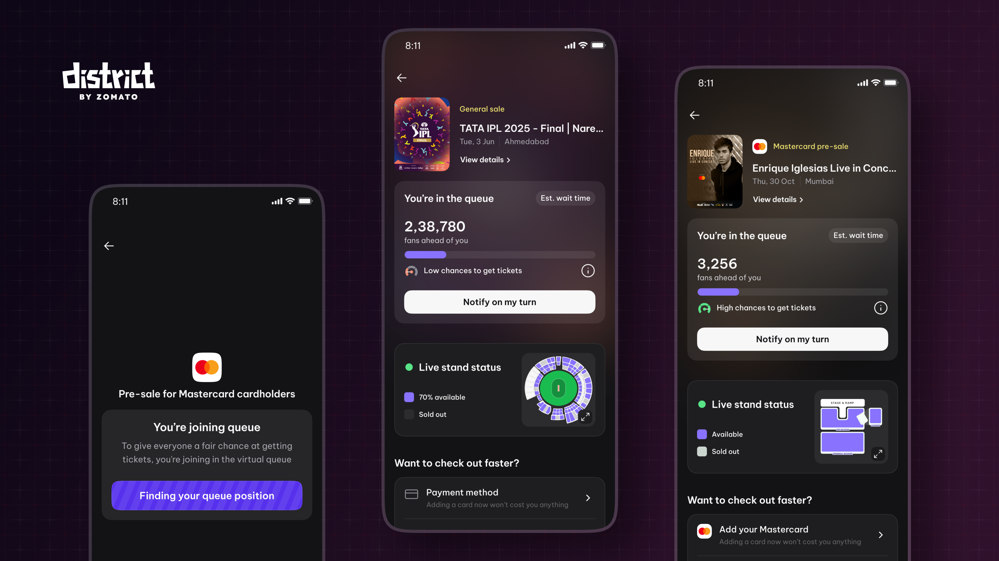 Queued Ticketing for events